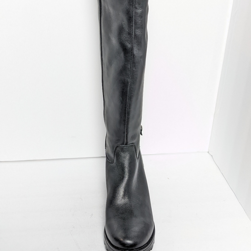 Girotti leather knee high boots - Picture 10 of 16